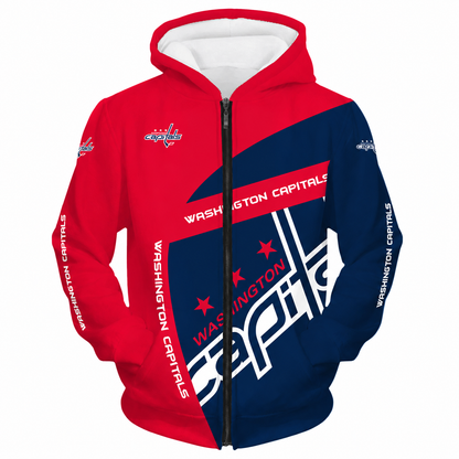 LIMITED EDITION - NEW CUSTOMIZED NHL10 WCP WASHINGTON CAPITALS T-SHIRT, POLO SHIRT, ZIP POLO SHIRT, SWEATSHIRT, HOODIE & ZIP HOODIE