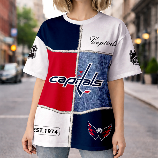 LIMITED EDITION - NEW CUSTOMIZED NHL10 WCP WASHINGTON CAPITALS UNISEX T-SHIRT, SWEATSHIRTS, HOODIE & JACKETS