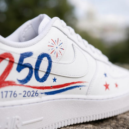 [HOT DEAL] NEW CUSTOMIZED PATRIOTIC AMERICAN AIR FORCE 1 SHOES