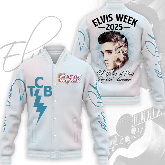 New Premium Elvis Presley Baseball Jacket - EVPLCAO105