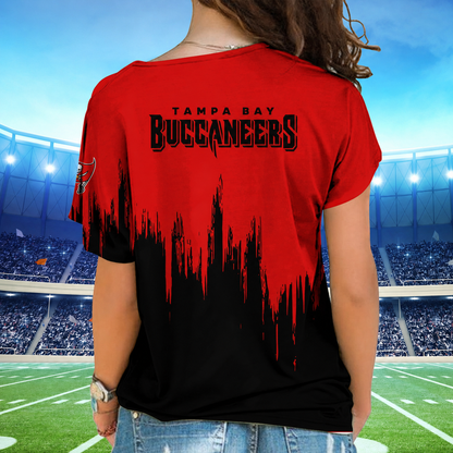 [SPECIAL OFFER] NEW CUSTOMIZED NFL10 TBB TAMPA BAY BUCCANEERS SHOULDER SHIRT