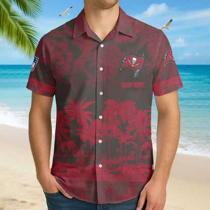 LIMITED EDITION - NEW CUSTOMIZED NFL10 TBB TAMPA BAY BUCCANEERS UNISEX HAWAIIAN SHIRT