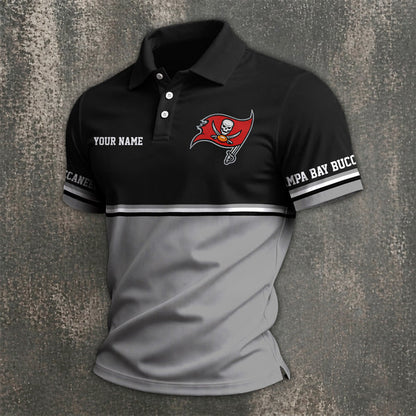 [SPECIAL OFFER] NEW CUSTOMIZED NFL10 TBB TAMPA BAY BUCCANEERS POLO SHIRT