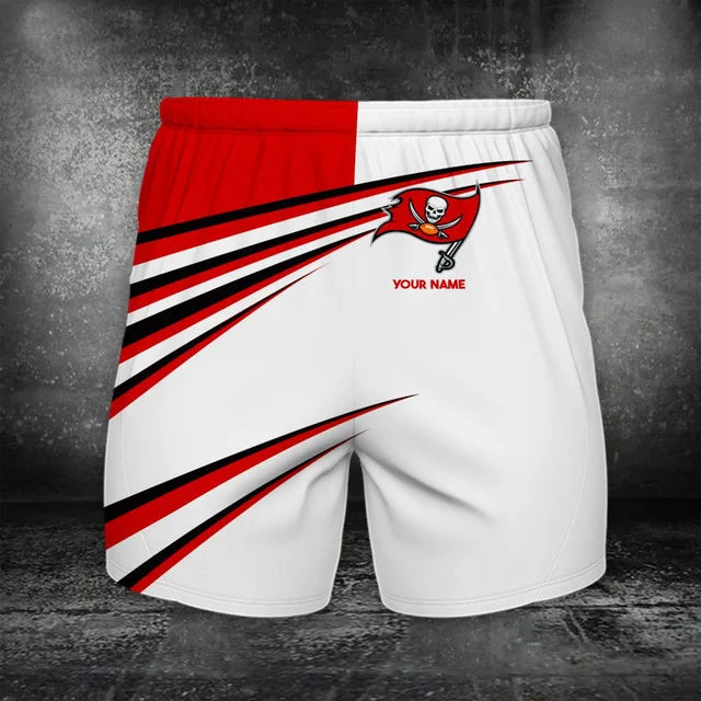 VIRAL EDITION - NEW CUSTOMIZED NFL10 TBB TAMPA BAY BUCCANEERS POLO, T-SHIRT & SHORT PANTS SET