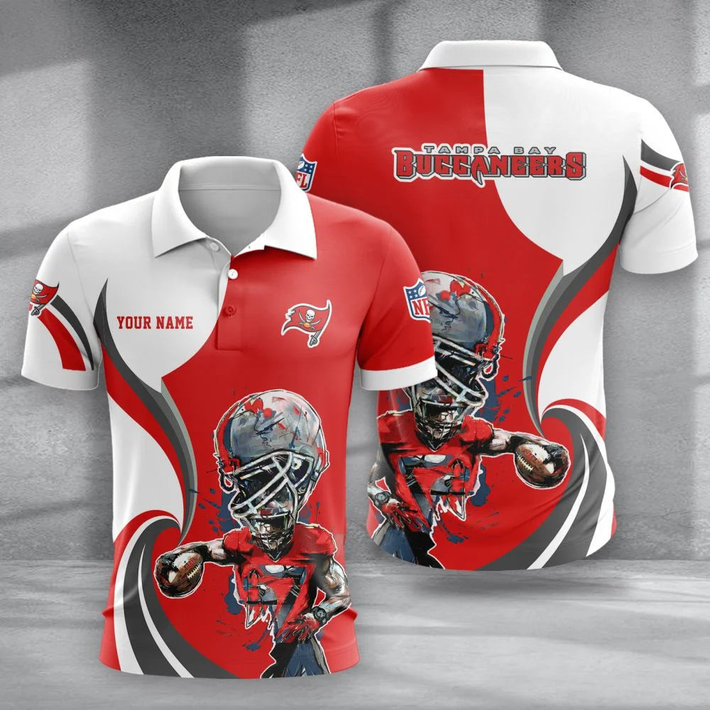 LIMITED EDITION - NEW CUSTOMIZED NFL10 TBB TAMPA BAY BUCCANEERS T-SHIRT, POLO SHIRT, ZIP POLO SHIRT, SWEATSHIRT, HOODIE & ZIP HOODIE