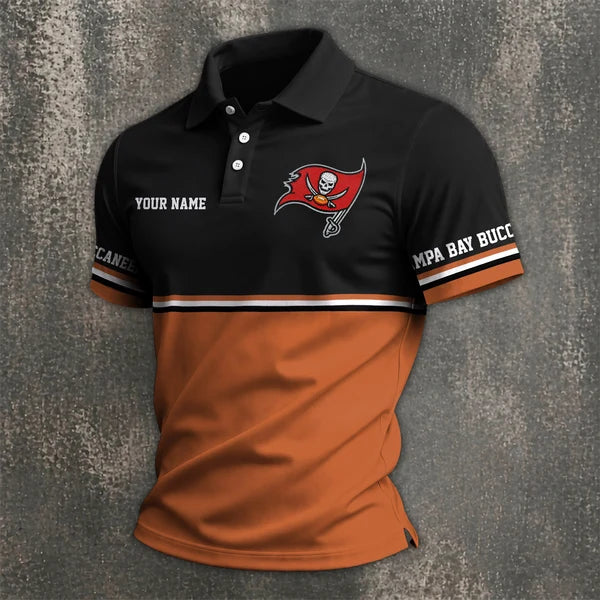 [SPECIAL OFFER] NEW CUSTOMIZED NFL10 TBB TAMPA BAY BUCCANEERS POLO SHIRT