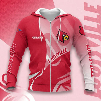 MEGA SALE - NEW CUSTOMIZED NCAA FBS10 ULC LOUISVILLE CARDINALS HOODIE, T-SHIRTS, ZIP HOODIE, SWEATSHIRTS & POLO SHIRT