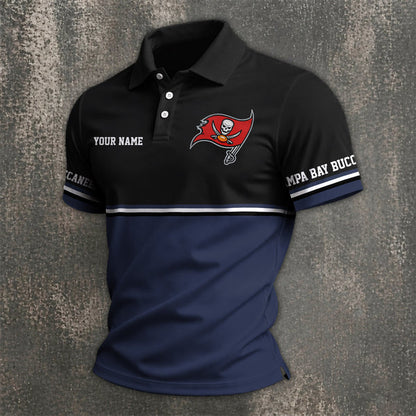 [SPECIAL OFFER] NEW CUSTOMIZED NFL10 TBB TAMPA BAY BUCCANEERS POLO SHIRT