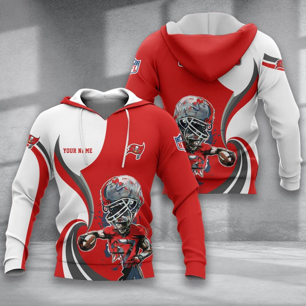 LIMITED EDITION - NEW CUSTOMIZED NFL10 TBB TAMPA BAY BUCCANEERS T-SHIRT, POLO SHIRT, ZIP POLO SHIRT, SWEATSHIRT, HOODIE & ZIP HOODIE