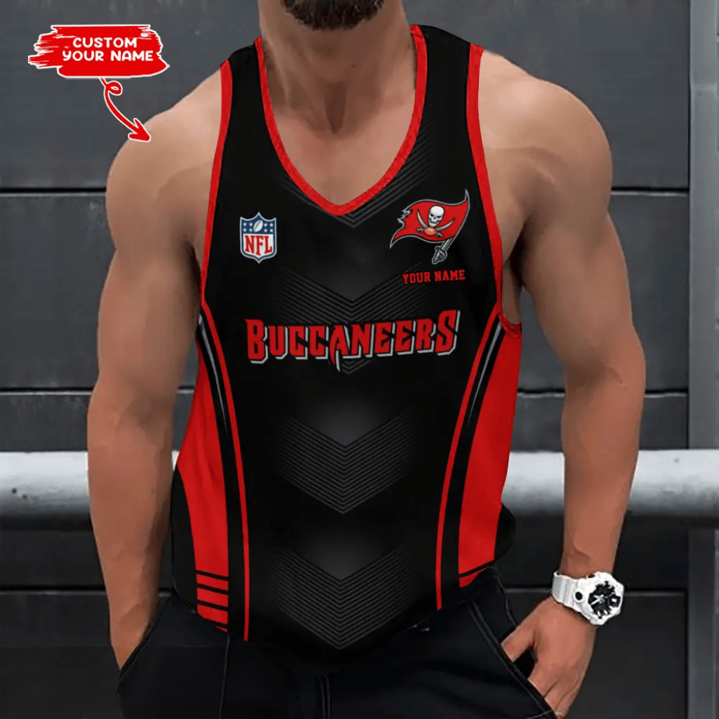 [SPECIAL OFFER] NEW CUSTOMIZED NFL10 TBB TAMPA BAY BUCCANEERS UNISEX TANK TOP