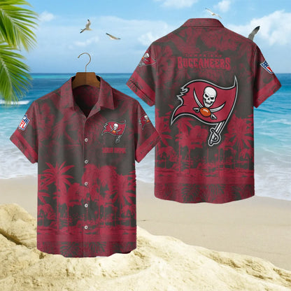 LIMITED EDITION - NEW CUSTOMIZED NFL10 TBB TAMPA BAY BUCCANEERS UNISEX HAWAIIAN SHIRT