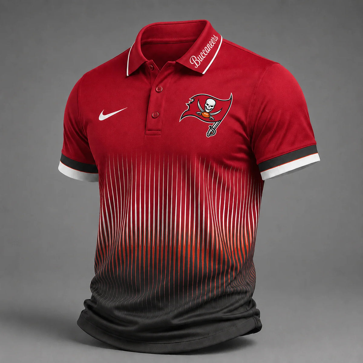 [SPECIAL OFFER] NEW CUSTOMIZED NFL10 TBB TAMPA BAY BUCCANEERS POLO SHIRT