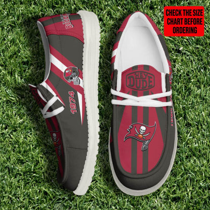 [SPECIAL OFFER] NEW CUSTOMIZED NFL10 TBB TAMPA BAY BUCCANEERS LOAFER SHOES