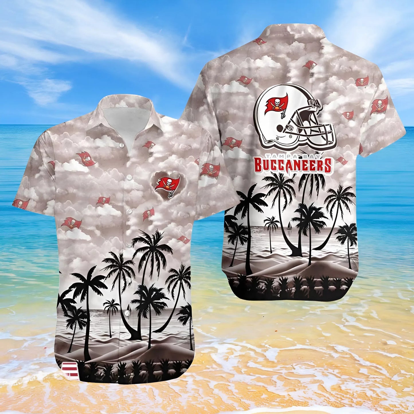 LIMITED EDITION - NEW CUSTOMIZED NFL10 TBB TAMPA BAY BUCCANEERS UNISEX HAWAIIAN SHIRT