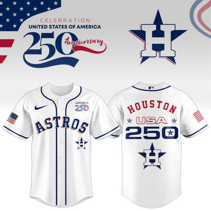 LIMITED EDITION - NEW CUSTOMIZED MLB10 HAS HOUSTON ASTROS BASEBALL JERSEY