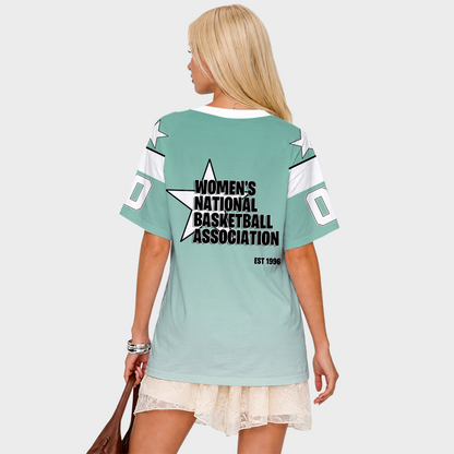LIMITED EDITION - NEW CUSTOMIZED WNBA10 NYL NY LIBERTY V-NECK BASKETBALL JERSEY