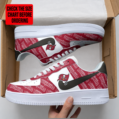[SPECIAL OFFER] NEW CUSTOMIZED NFL10 TBB TAMPA BAY BUCCANEERS AF1 SHOES