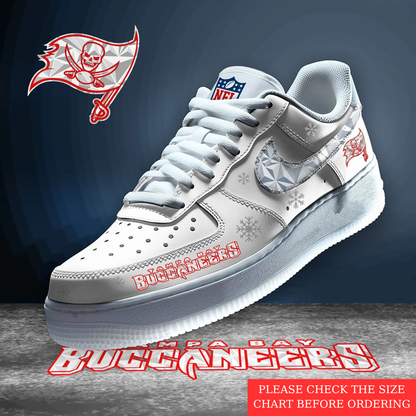 LIMITED EDITION - NEW CUSTOMIZED NFL10 TBB TAMPA BAY BUCCANEERS AF1 SHOES