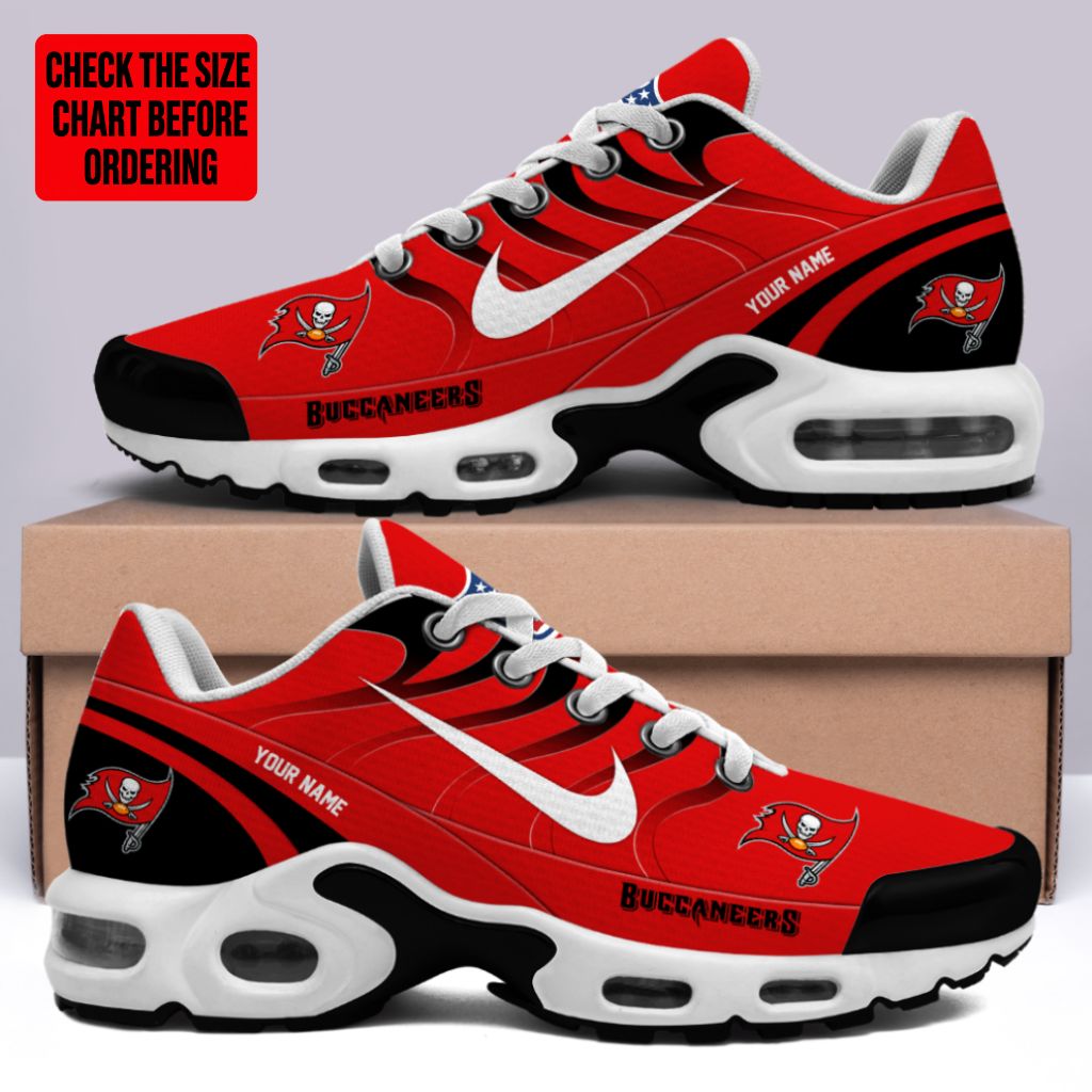 [SPECIAL OFFER] NEW CUSTOMIZED NFL10 TBB TAMPA BAY BUCCANEERS AIR MAX PLUS SNEAKERS