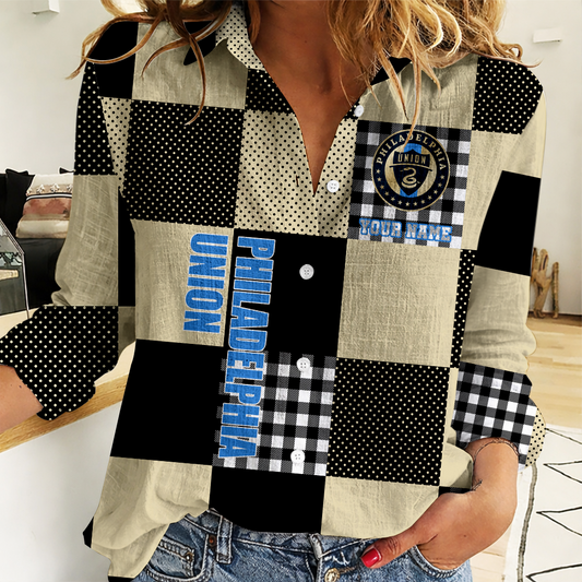 LIMITED EDITION - NEW CUSTOMIZED MLS10 PPF PP UNION WOMEN CASUAL SHIRT