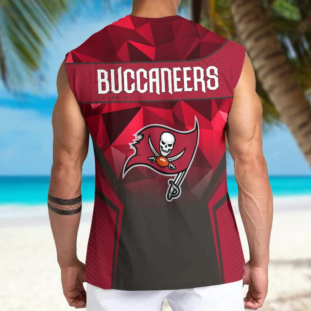 LIMITED EDITION - NEW CUSTOMIZED NFL10 TBB TAMPA BAY BUCCANEERS MEN'S GYM SHIRT