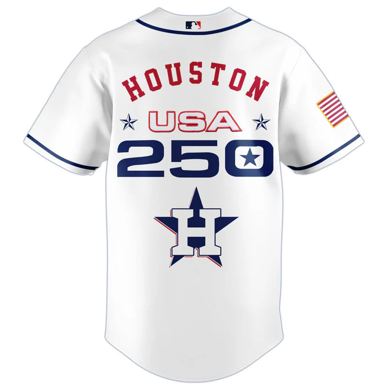 LIMITED EDITION - NEW CUSTOMIZED MLB10 HAS HOUSTON ASTROS BASEBALL JERSEY