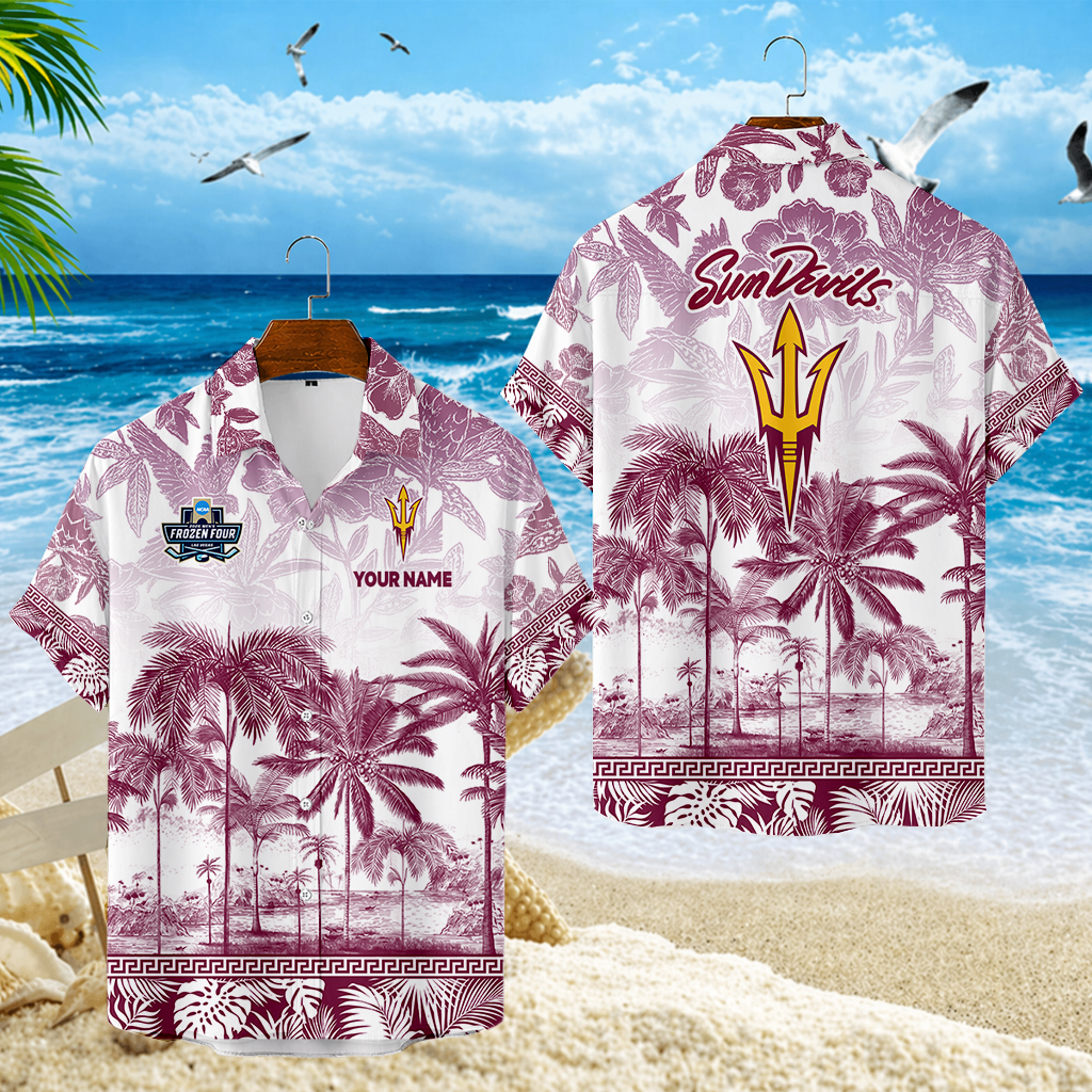 LIMITED EDITION - NEW CUSTOMIZED MFF11 ASS ARIZONA STATE SUN DEVILS UNISEX HAWAIIAN SHIRT