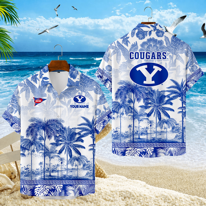 LIMITED EDITION - NEW CUSTOMIZED FBS11 BYU BYU COUGARS UNISEX HAWAIIAN SHIRT