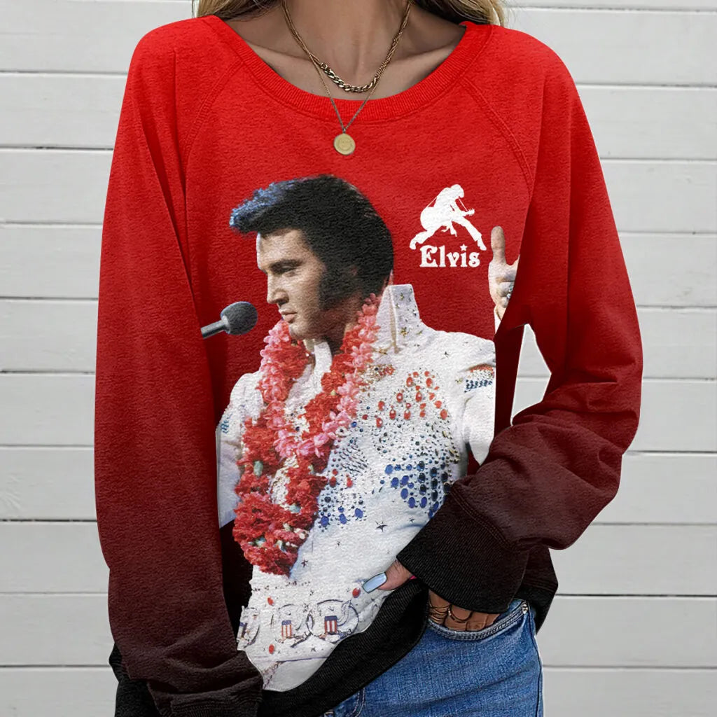[FAN FAVORITE] NEW CUSTOMIZED ELVIS PRESLEY UNISEX SWEATSHIRT