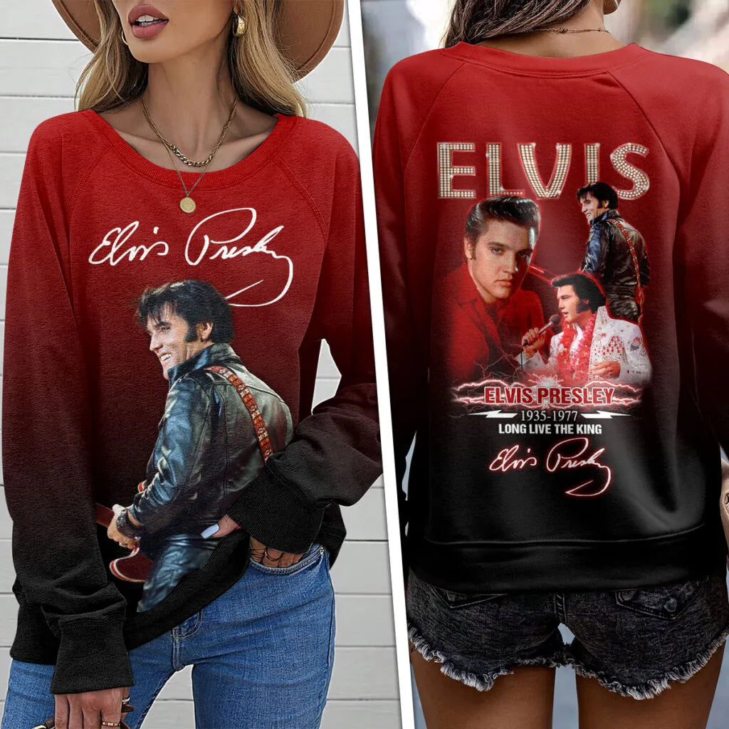 [FAN FAVORITE] NEW CUSTOMIZED ELVIS PRESLEY UNISEX SWEATSHIRT