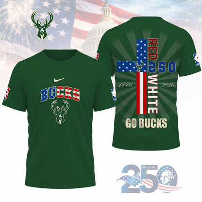LIMITED EDITION - NEW CUSTOMIZED NBA11 MBU MILWAUKEE BUCKS T-SHIRT, POLO SHIRT, ZIP POLO SHIRT, SWEATSHIRT, HOODIE & ZIP HOODIE