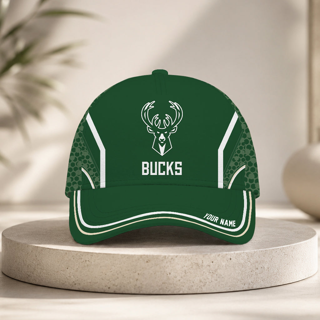 SPECIAL EDITION - NEW CUSTOMIZED NBA11 MBU MILWAUKEE BUCKS CLASSIC CAP