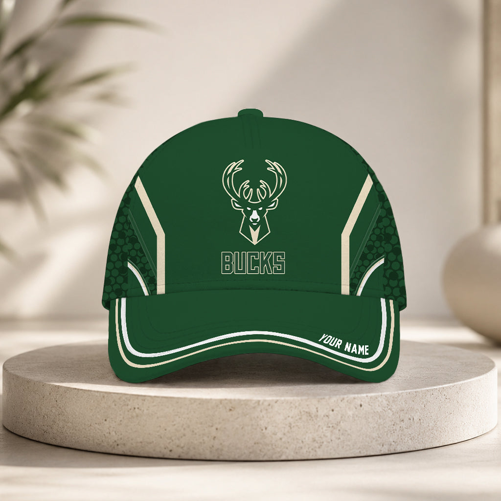 SPECIAL EDITION - NEW CUSTOMIZED NBA11 MBU MILWAUKEE BUCKS CLASSIC CAP