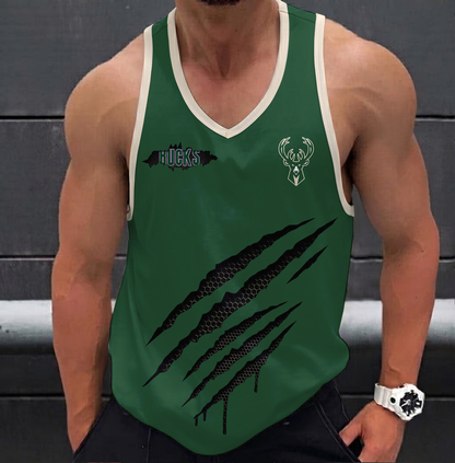 ELITE EDITION - NEW CUSTOMIZED NBA11 MBU MILWAUKEE BUCKS UNISEX TANK TOP