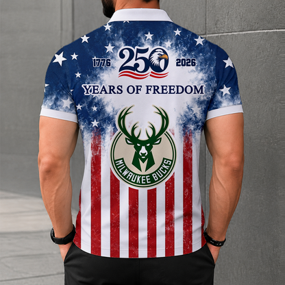 LIMITED EDITION - NEW CUSTOMIZED NBA11 MBU MILWAUKEE BUCKS POLO SHIRT, ZIP POLO SHIRT & T-SHIRTS