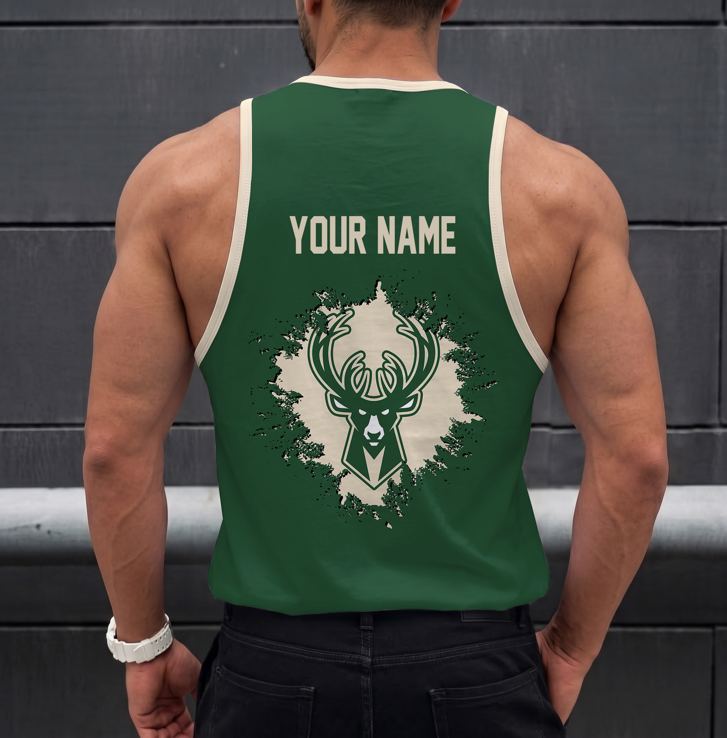 ELITE EDITION - NEW CUSTOMIZED NBA11 MBU MILWAUKEE BUCKS UNISEX TANK TOP