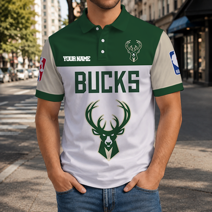 SPECIAL EDITION - NEW CUSTOMIZED NBA11 MBU MILWAUKEE BUCKS T-SHIRT, POLO SHIRT, ZIP POLO SHIRT, SWEATSHIRT, HOODIE & ZIP HOODIE