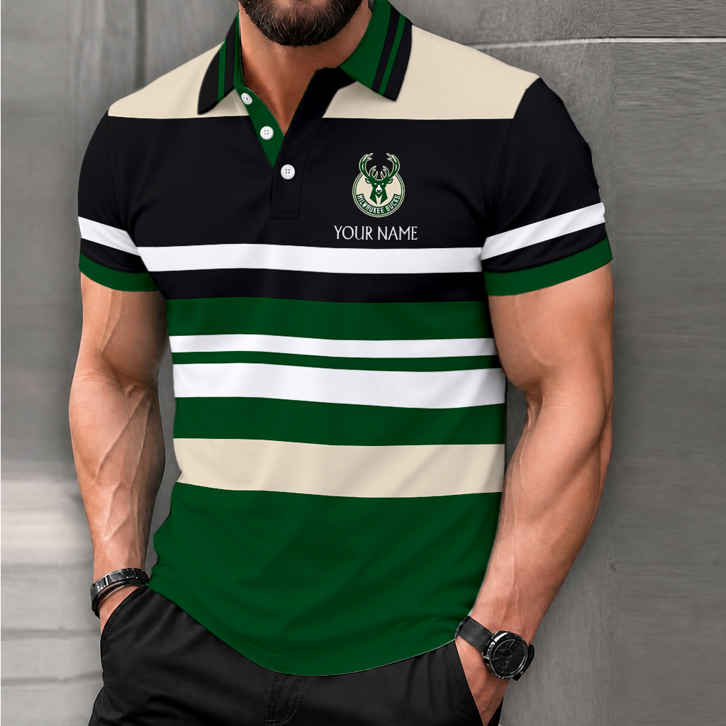 LIMITED EDITION - NEW CUSTOMIZED NBA11 MBU MILWAUKEE BUCKS T-SHIRT, POLO SHIRT, ZIP POLO SHIRT, SWEATSHIRT, HOODIE & ZIP HOODIE