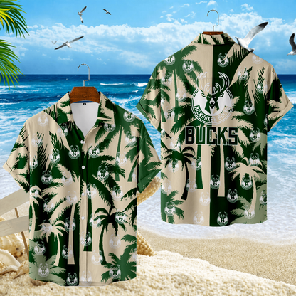 LIMITED EDITION - NEW CUSTOMIZED NBA11 MBU MILWAUKEE BUCKS UNISEX HAWAIIAN SHIRT