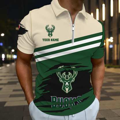 LIMITED EDITION - NEW CUSTOMIZED NBA11 MBU MILWAUKEE BUCKS T-SHIRT, POLO SHIRT, ZIP POLO SHIRT, SWEATSHIRT, HOODIE & ZIP HOODIE