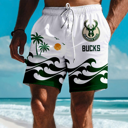 LIMITED EDITION - NEW CUSTOMIZED NBA11 MBU MILWAUKEE BUCKS SHORT PANTS