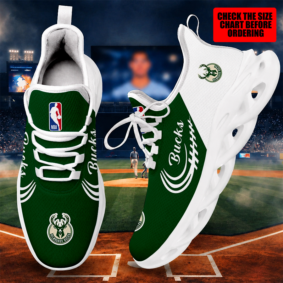 [HOT DEAL] NEW CUSTOMIZED NBA11 MBU MILWAUKEE BUCKS MAX SOUL SHOES