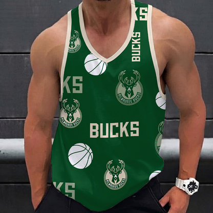LIMITED EDITION - NEW CUSTOMIZED NBA11 MBU MILWAUKEE BUCKS UNISEX TANK TOP