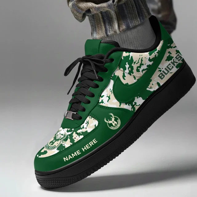 [HOT DEAL] NEW CUSTOMIZED NBA11 MBU MILWAUKEE BUCKS AF1 SHOES