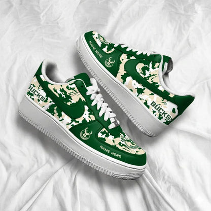 [HOT DEAL] NEW CUSTOMIZED NBA11 MBU MILWAUKEE BUCKS AF1 SHOES