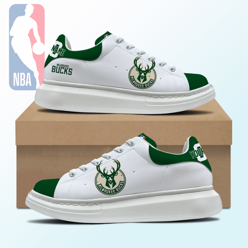 [HOT DEAL] NEW CUSTOMIZED NBA11 MBU MILWAUKEE BUCKS MCQUEEN SHOES