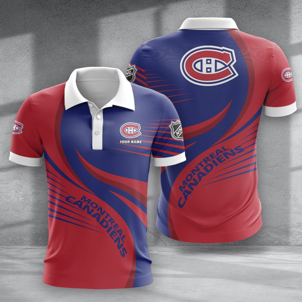 LIMITED EDITION - NEW CUSTOMIZED NHL11 MCD MONTREAL CANADIENS POLO SHIRT & T-SHIRTS