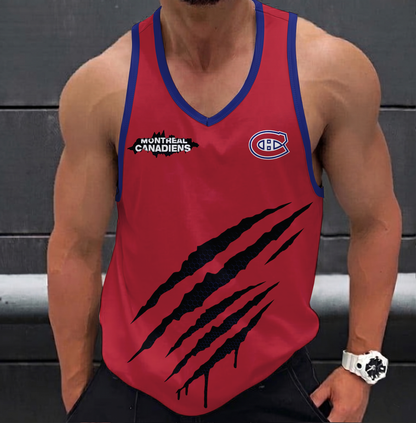 LIMITED EDITION - NEW CUSTOMIZED NHL11 MCD MONTREAL CANADIENS UNISEX TANK TOP