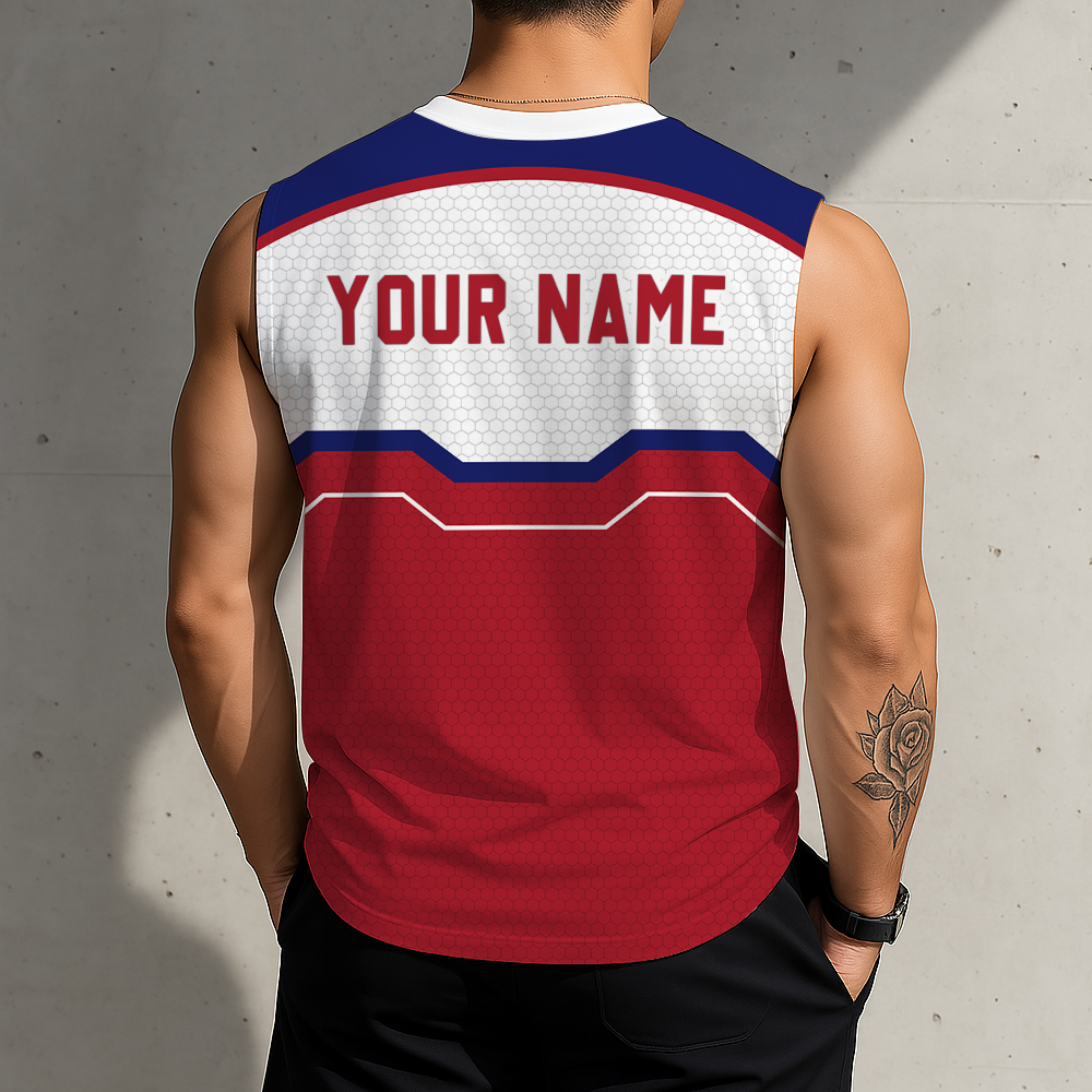 SPECIAL EDITION - NEW CUSTOMIZED NHL11 MCD MONTREAL CANADIENS MEN'S GYM SHIRT