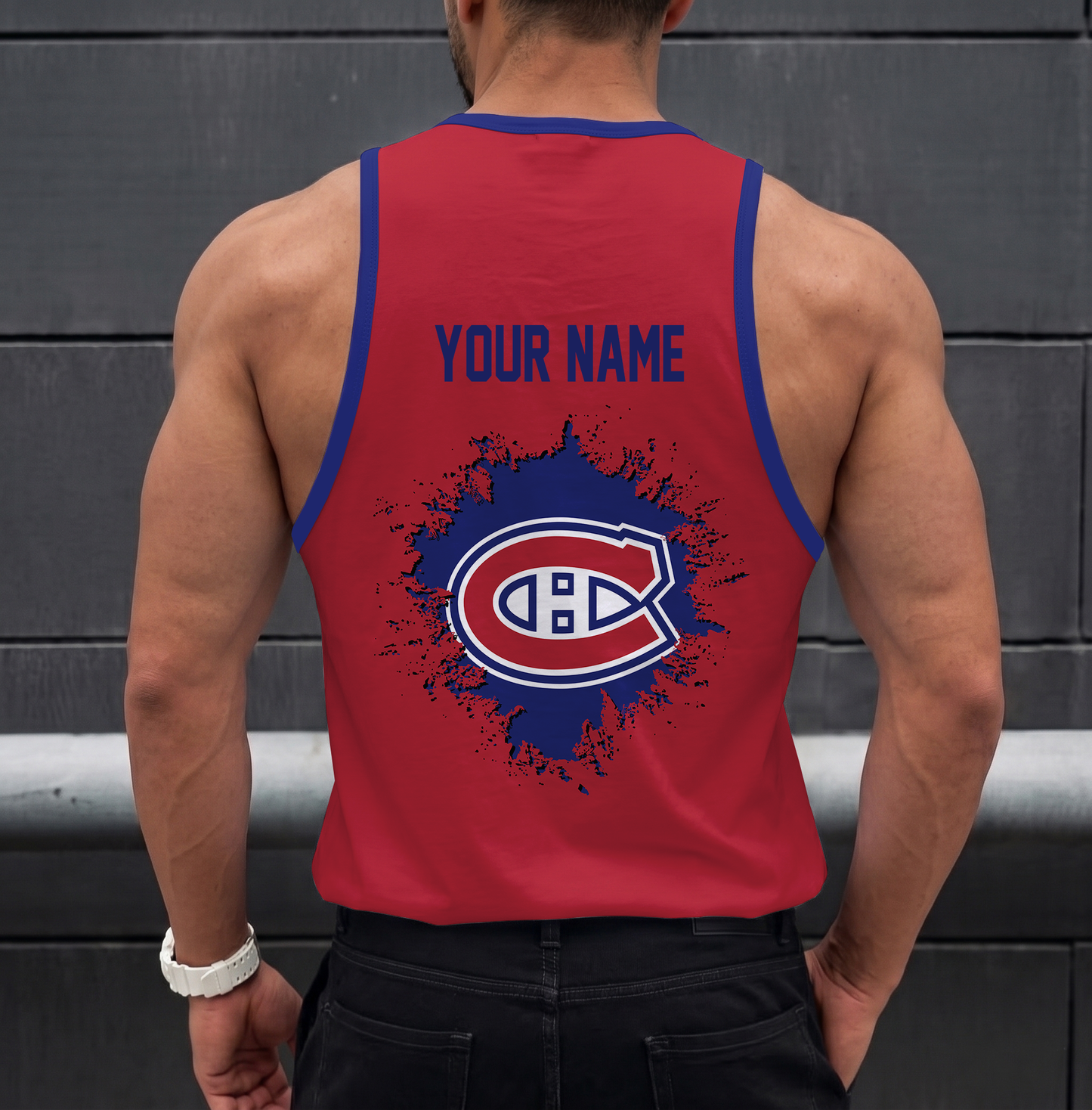 LIMITED EDITION - NEW CUSTOMIZED NHL11 MCD MONTREAL CANADIENS UNISEX TANK TOP